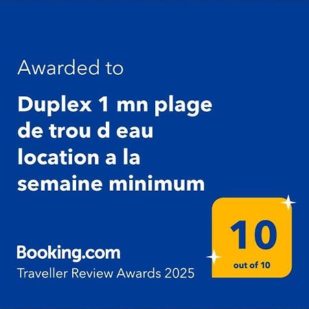 Duplex 1 Mn Plage De Trou D Eau Location A La Semaine Minimum La Saline Le Bains Dış mekan fotoğraf